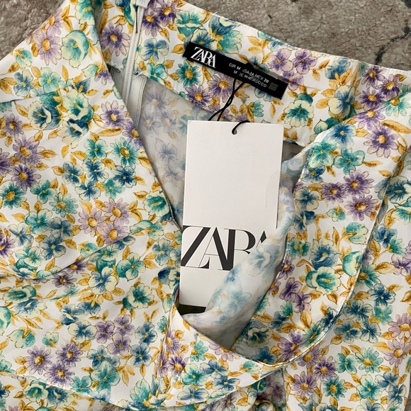NWT Zara Floral Midi Skirt - Picture 11 of 11